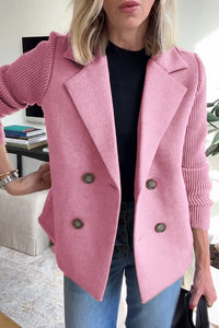 Sorelle™ - Elegant Knit-Sleeve Jacket