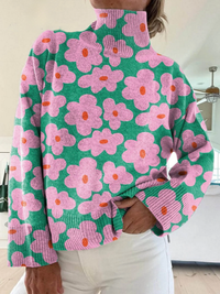 Aspen | Floral Knit Sweater