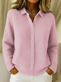 Katrina – Textured Knit Button Cardigan