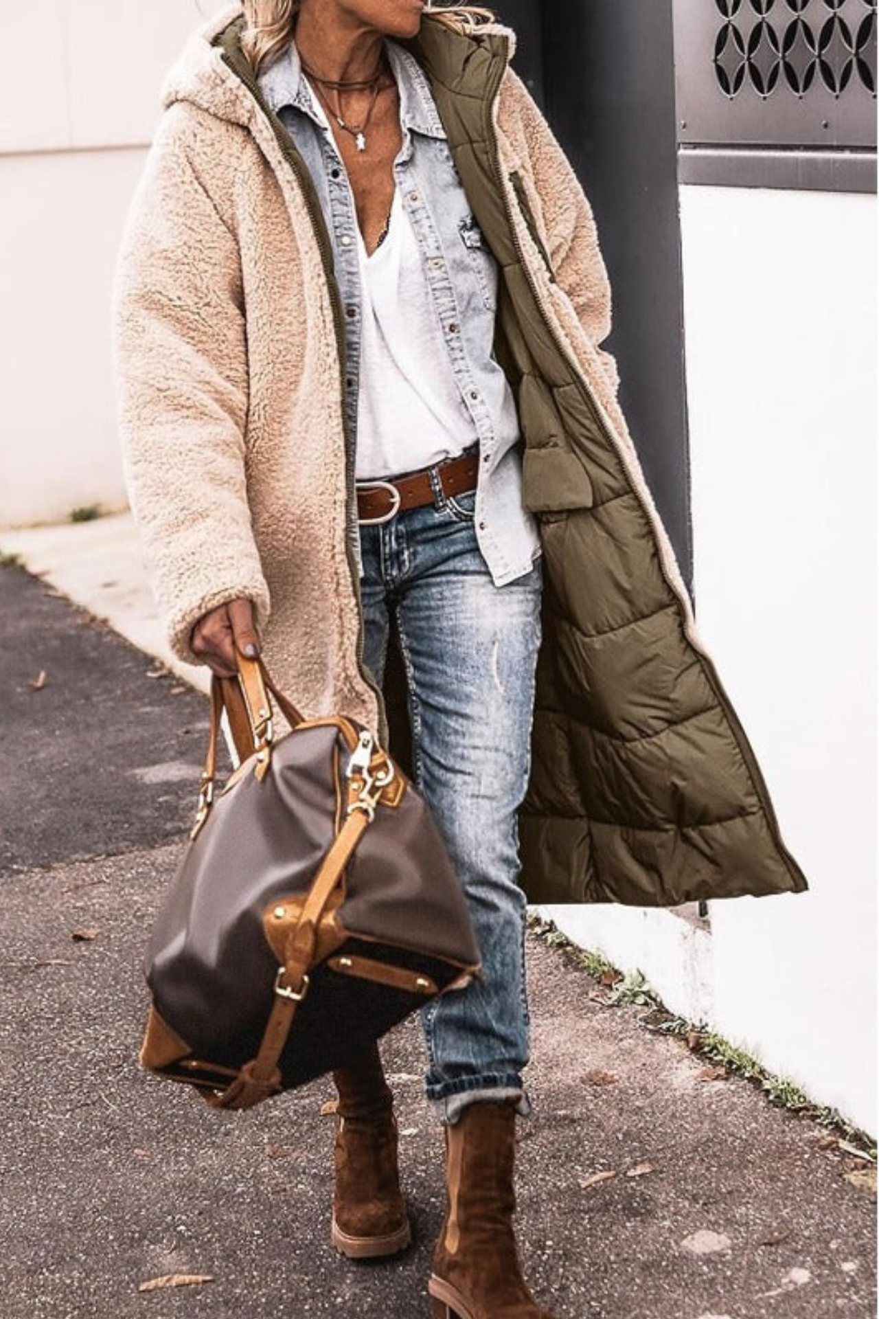 Elegant Reversible Coat for Women