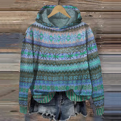 Tovira | Ethnic Retro Hoodie