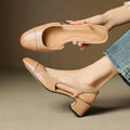 Reyna Genuine Leather Pumps