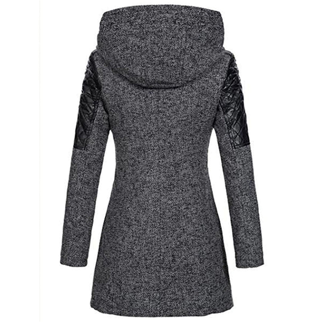 Women's Long Winter Coat with Hood