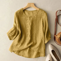 Aurora – Embroidered Relaxed Blouse