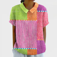 Zoe | Colorful Patchwork Shirt