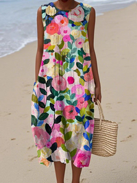 Ava™ Floral Midi Dress