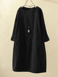 Lyla | Corduroy Tunic Dress