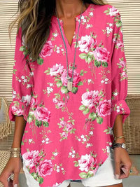 Lianne | Graceful Floral Blouse