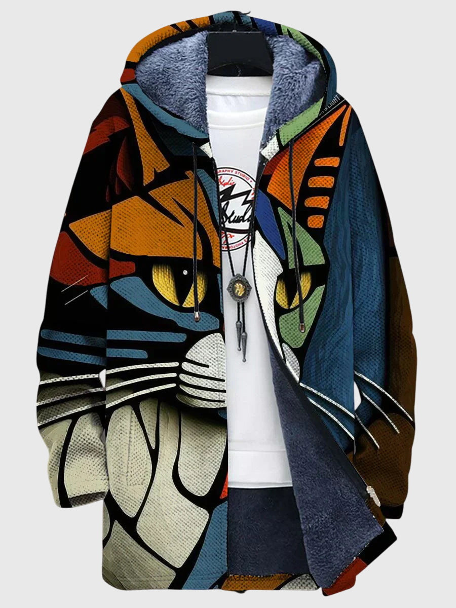 Anna | Jacket with Artistic Print