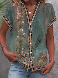 Braila | Watercolor Petal Blouse