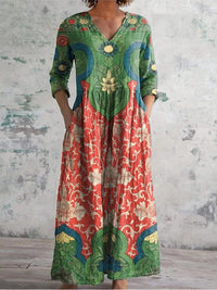 Lyssa | Vintage Floral Maxi Dress