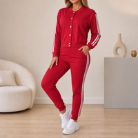 Wearbella – 3-Piece Cropped Jacket,Tank And Jogger Set