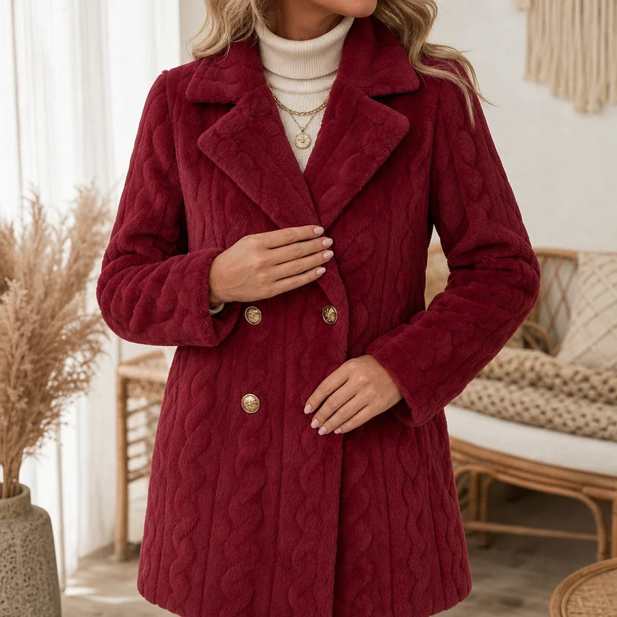 Wintelle | Chic Double-Breasted Winter Coat