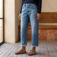 Vivara | Casual Cropped Straight Leg Jeans