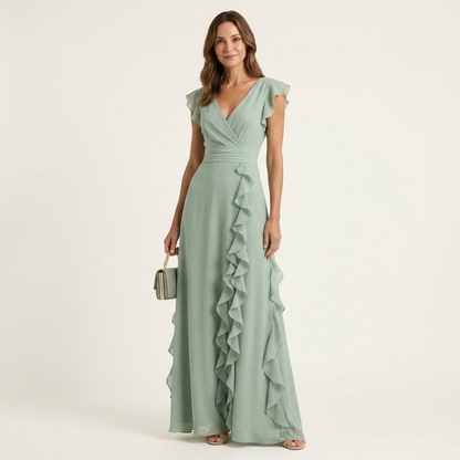 Yana | Ruffle Maxi Dress