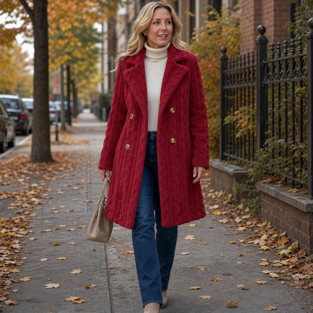 Wintelle | Chic Double-Breasted Winter Coat
