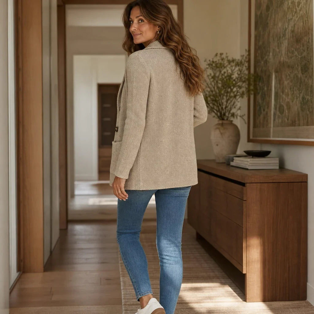 Elara | Elegant Double-Breasted Cardigan