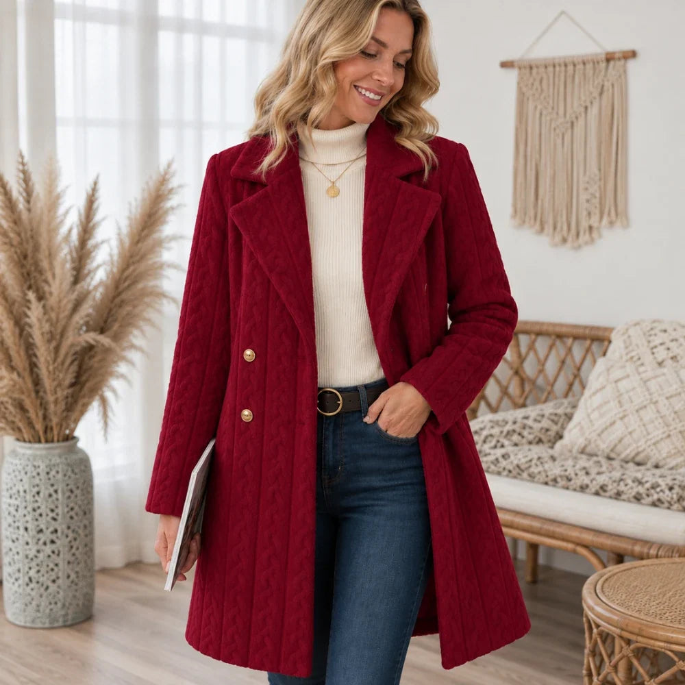 Wintelle | Chic Double-Breasted Winter Coat