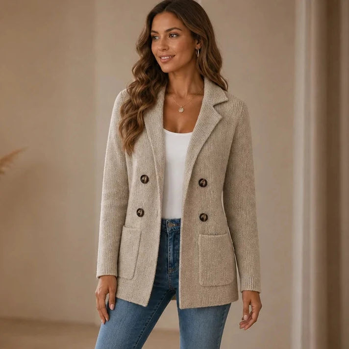 Elara | Elegant Double-Breasted Cardigan