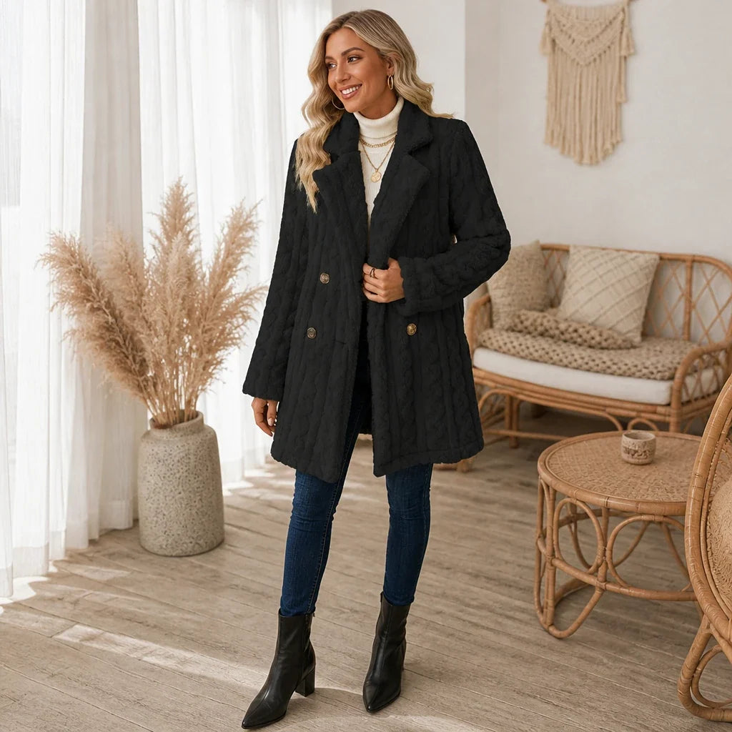 Wintelle | Chic Double-Breasted Winter Coat