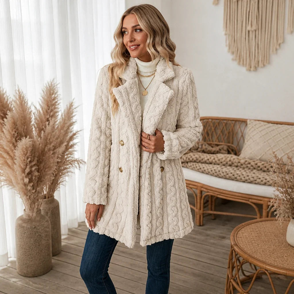 Wintelle | Chic Double-Breasted Winter Coat