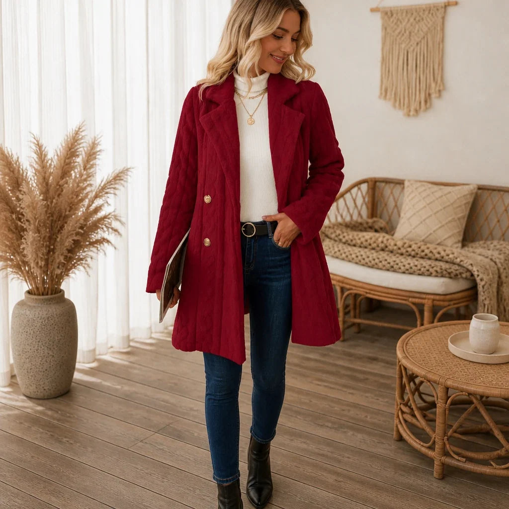 Wintelle | Chic Double-Breasted Winter Coat